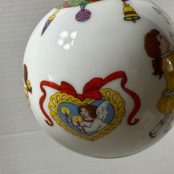 Hutschenreuther Christmas Ball Ornament Children Design Gift Vtg 1999 Limited - Picture 3 of 16